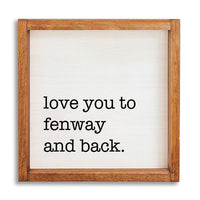 Love You To 12" x 12" Personalized Wall Art