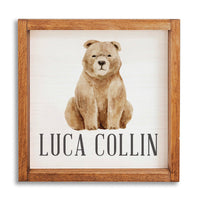 Bear Personalized Wall Art