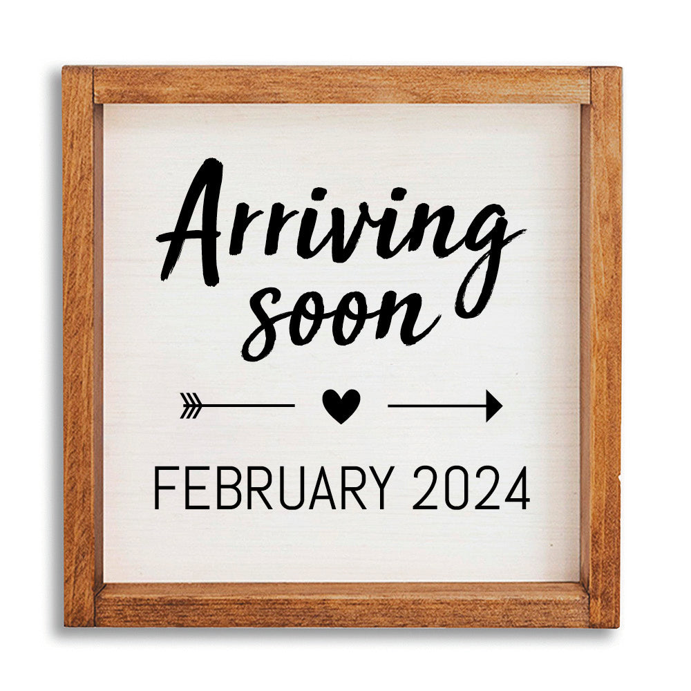 Arriving Soon Personalized Wall Art