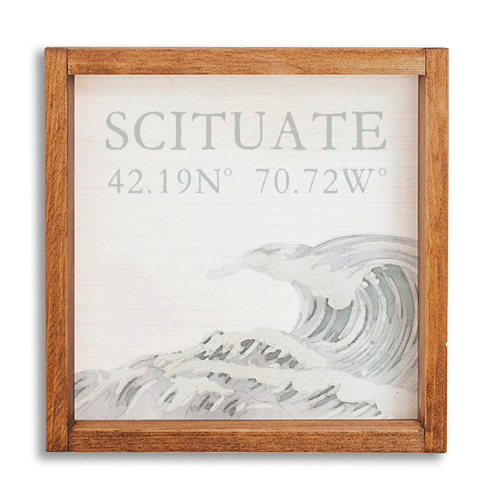 Coastal Wave Personalized Wall Art