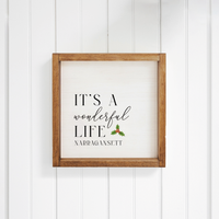 Personalized It's A Wonderful Life Wall Art