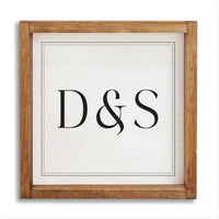 Initials Personalized Wall Art