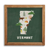 Vermont State Icons Wall Art