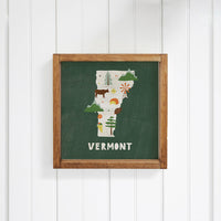 Vermont State Icons Wall Art