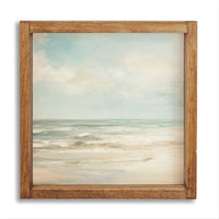 Sea Beach Landscape Wall Art 12" x 12"