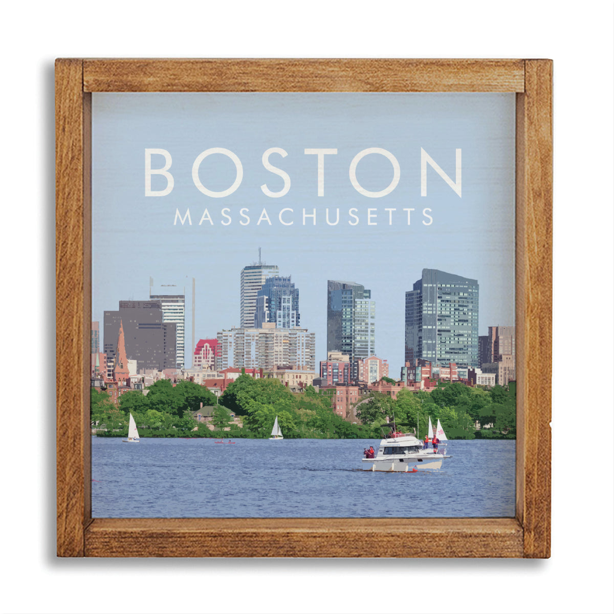 Boston City Massachusetts Wall Art