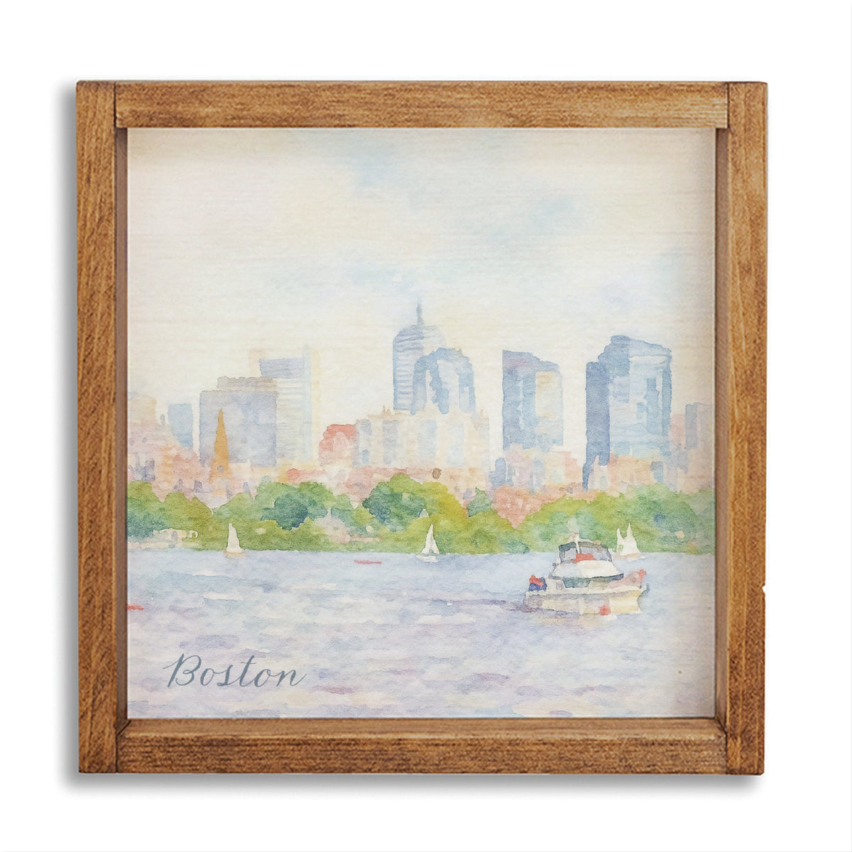 Boston City Wall Art