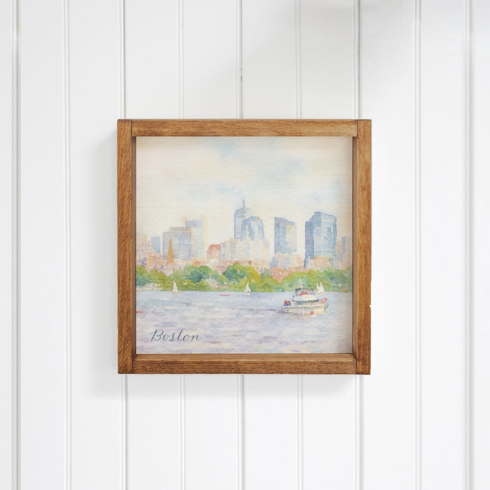 Boston City Wall Art