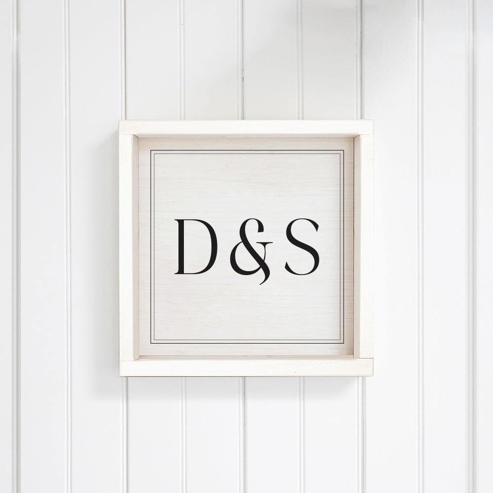 Initials Personalized Wall Art