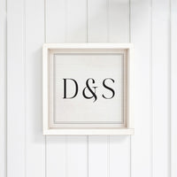 Initials Personalized Wall Art