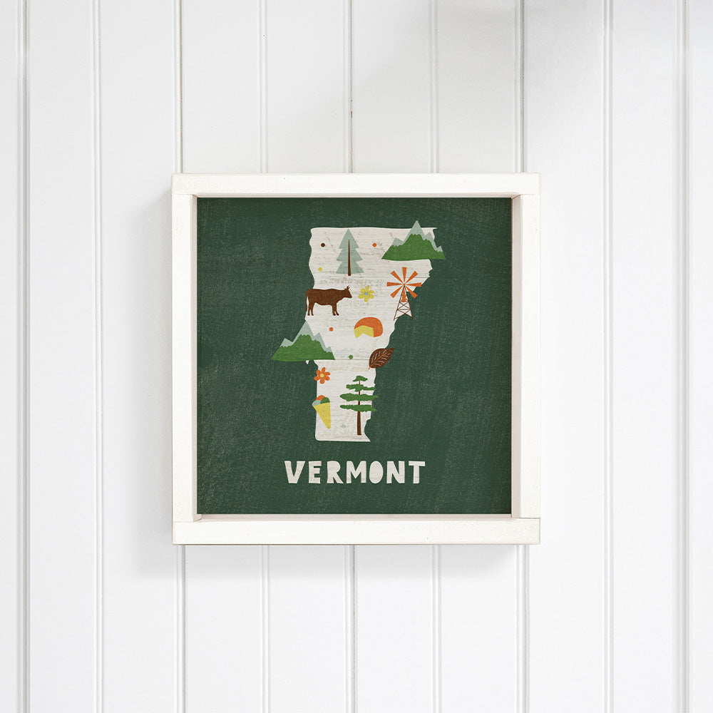 Vermont State Icons Wall Art