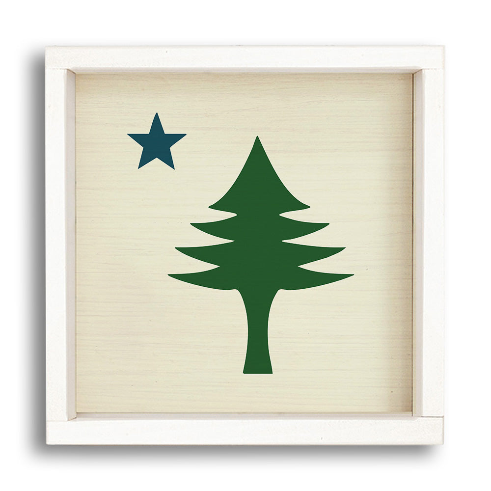 Maine Flag Symbol Wall Art