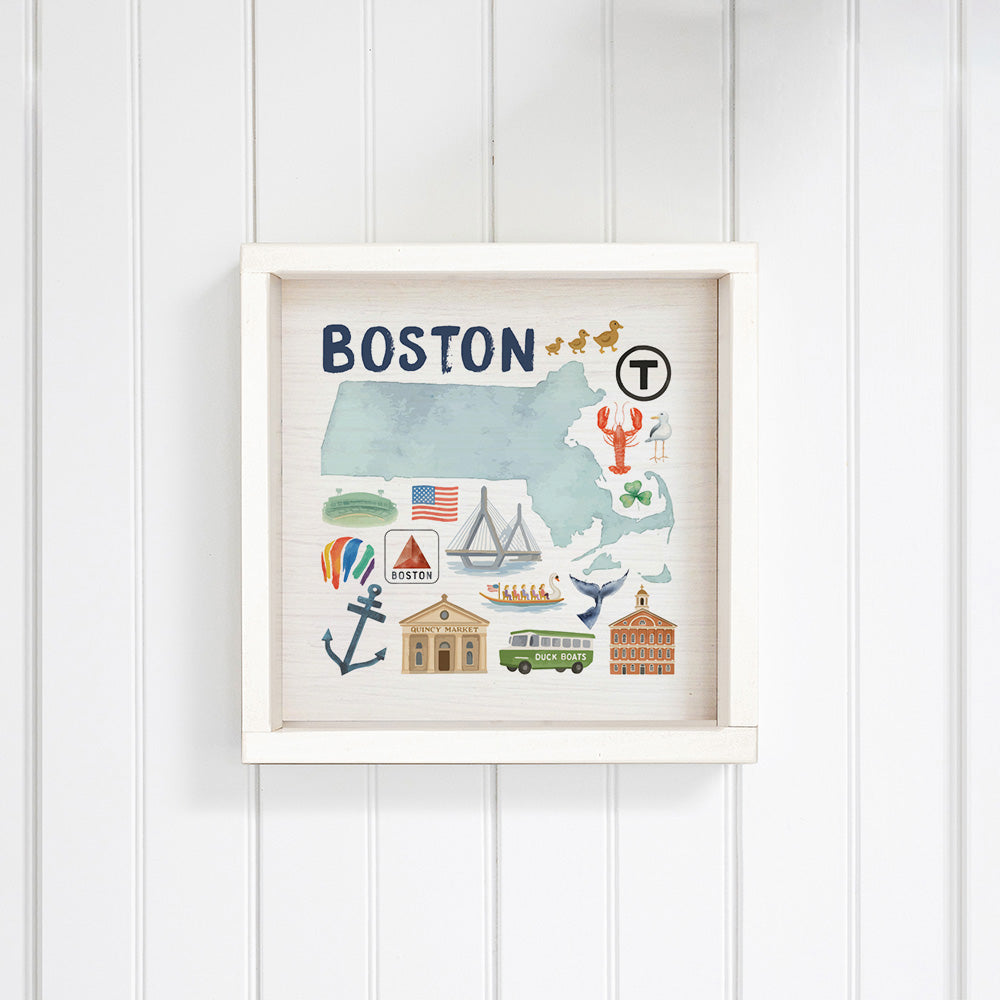 Boston Famous Wall Art