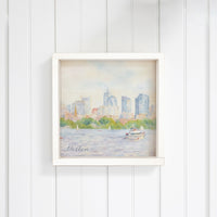 Boston City Wall Art