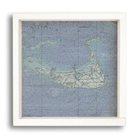 Nantucket, Wall Art Map Wall Art