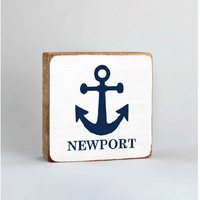 Anchor Personalized Wood Block