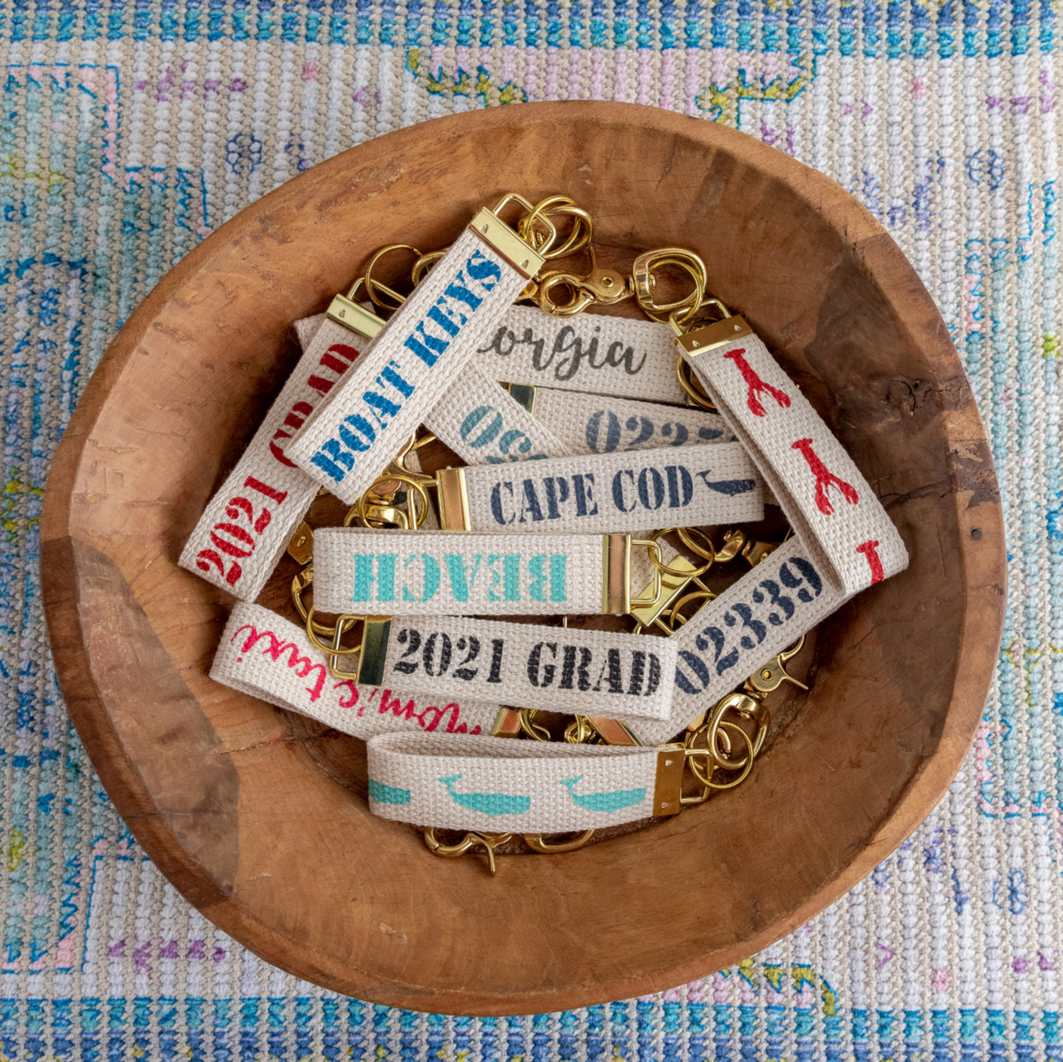 Your Zip Code Personalized Keychain