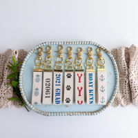 Your Zip Code Personalized Keychain