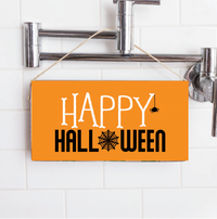 Happy Halloween Twine Sign