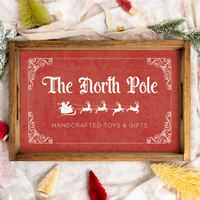 The North Pole Serving Tray