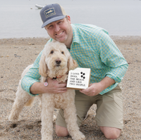 I Love Dogs Personalized Block Sign