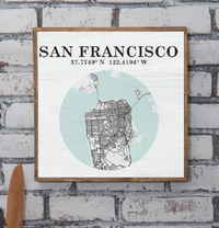 Boston Map Art Wall Art