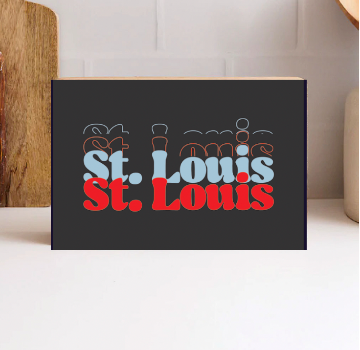 St. Louis Block Sign