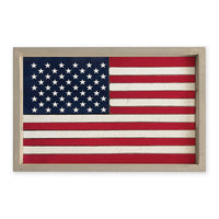 American Flag Serving Tray