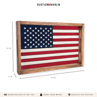 American Flag Serving Tray