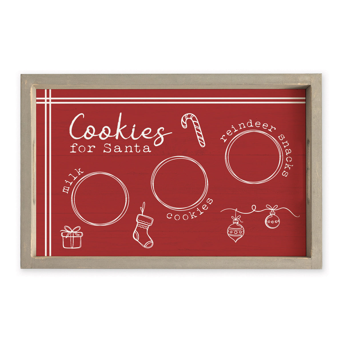 Cookies For Santa Serving Tray