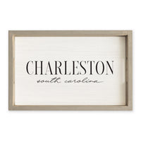 Serif Script Personalized Serving Tray