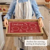 Cookies For Santa Personalized Serving Tray