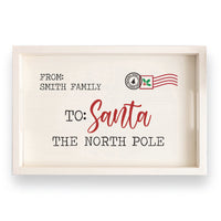 Santa Letter Personalized Serving Tray