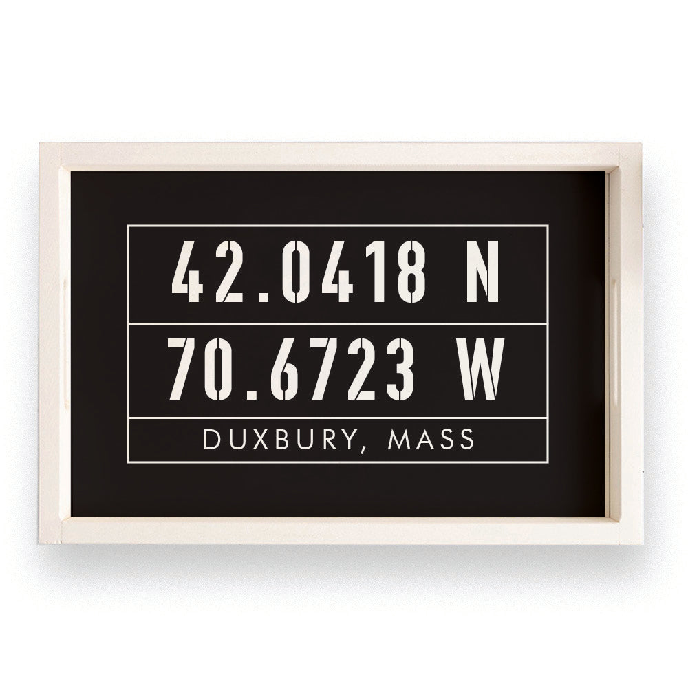 Coordinates Personalized Serving Tray
