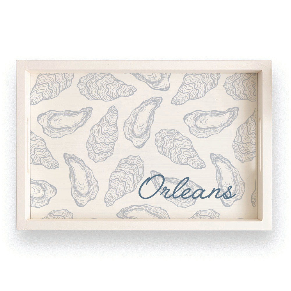 Oysters Personalized Serving Tray
