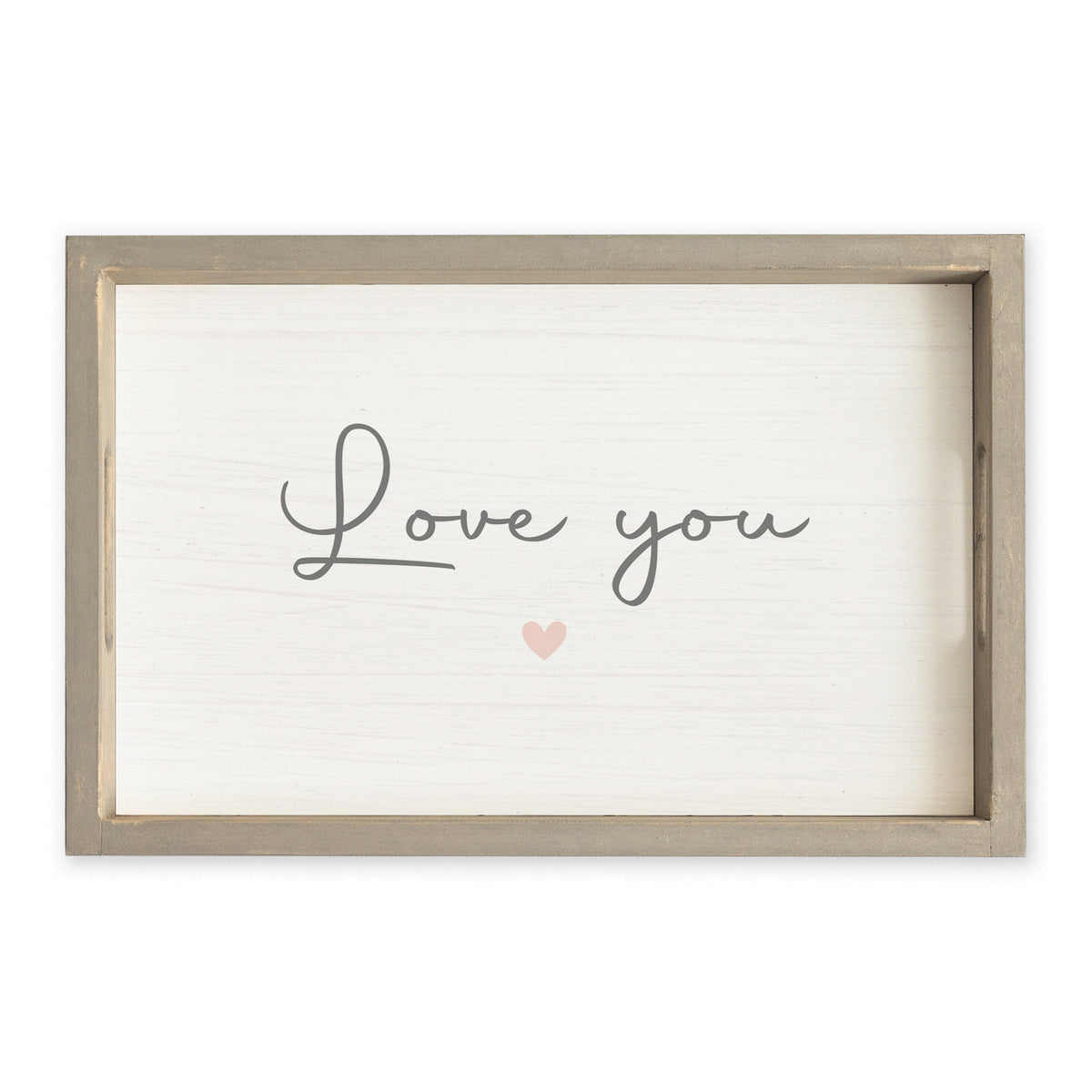 Love You Heart Serving Tray