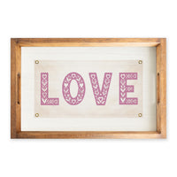 Love Flag Serving Tray
