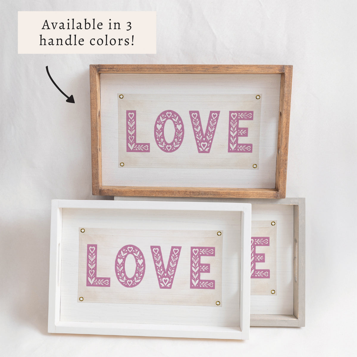 Love Flag Serving Tray