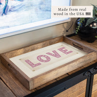 Love Flag Serving Tray