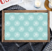 Repeating Sand Dollars Serving Tray