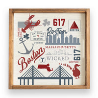 All Things Boston Serving Tray