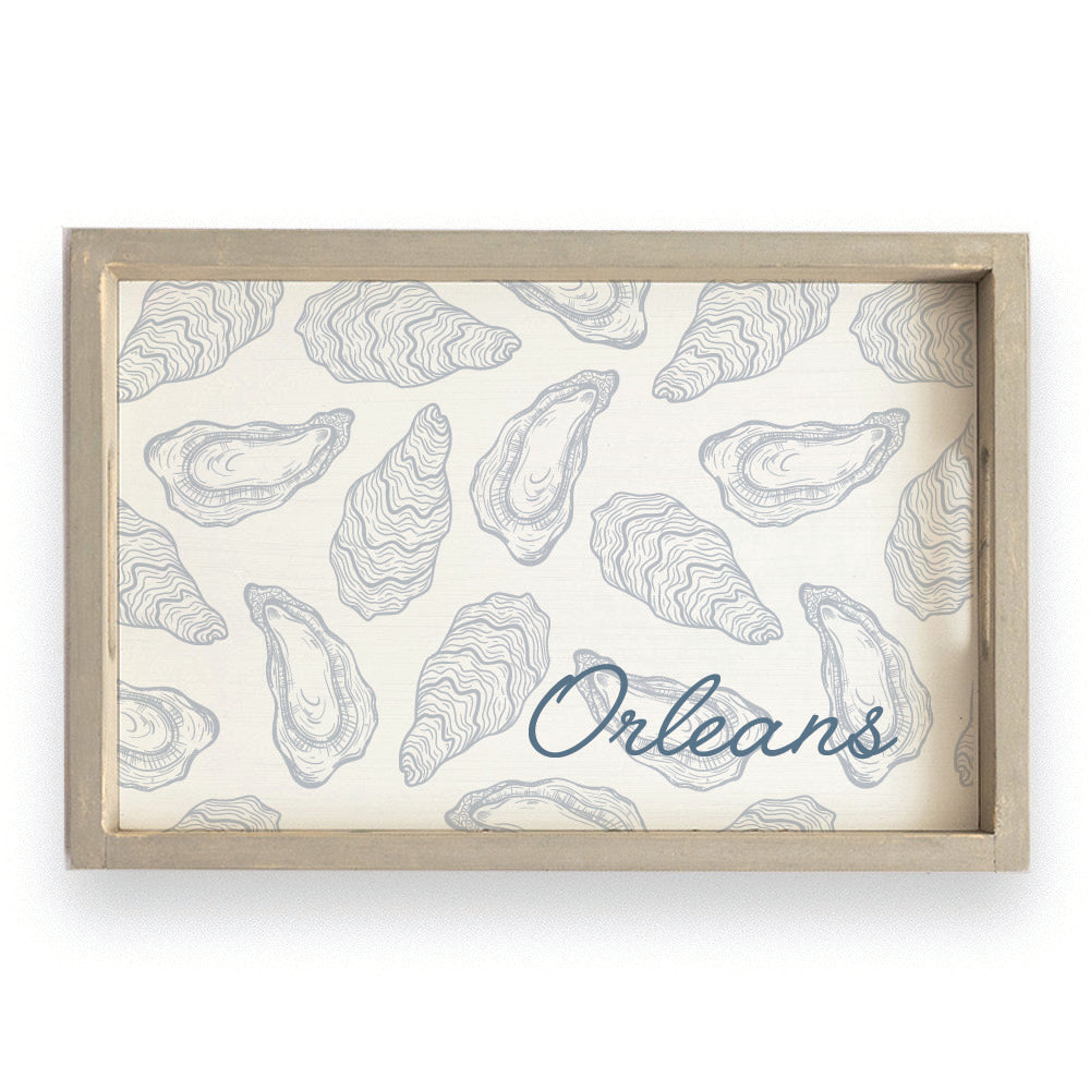Oysters Personalized Serving Tray