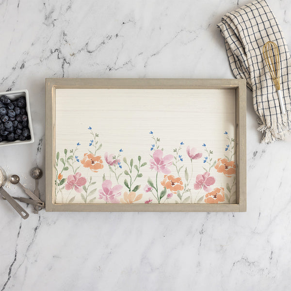 Wildflowers Serving Tray