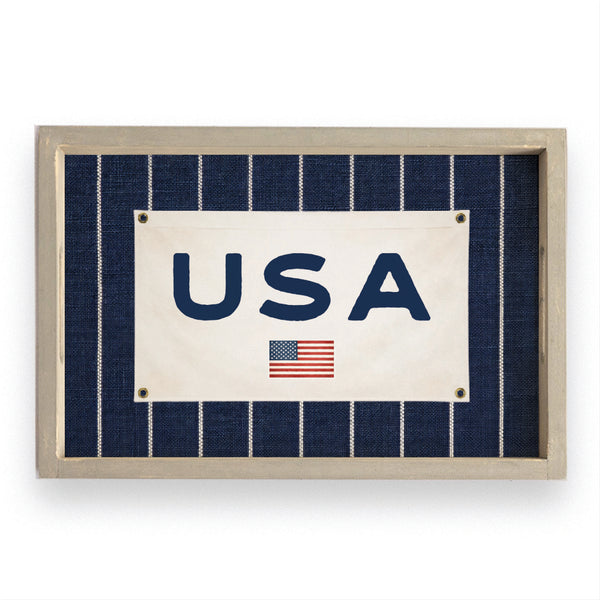 Americana Stripe Serving Tray
