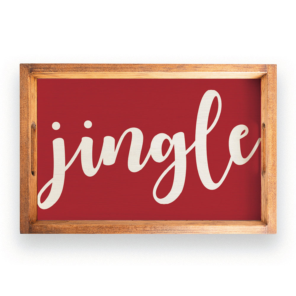 Jingle Serving Tray