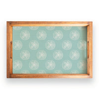 Repeating Sand Dollars Serving Tray