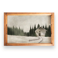 Winter Scene Serving Tray