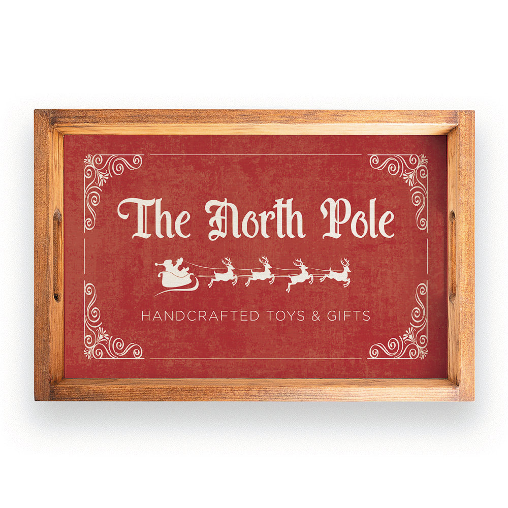 The North Pole Serving Tray