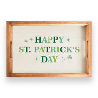 St Patrick's Day Wooden Serving Tray