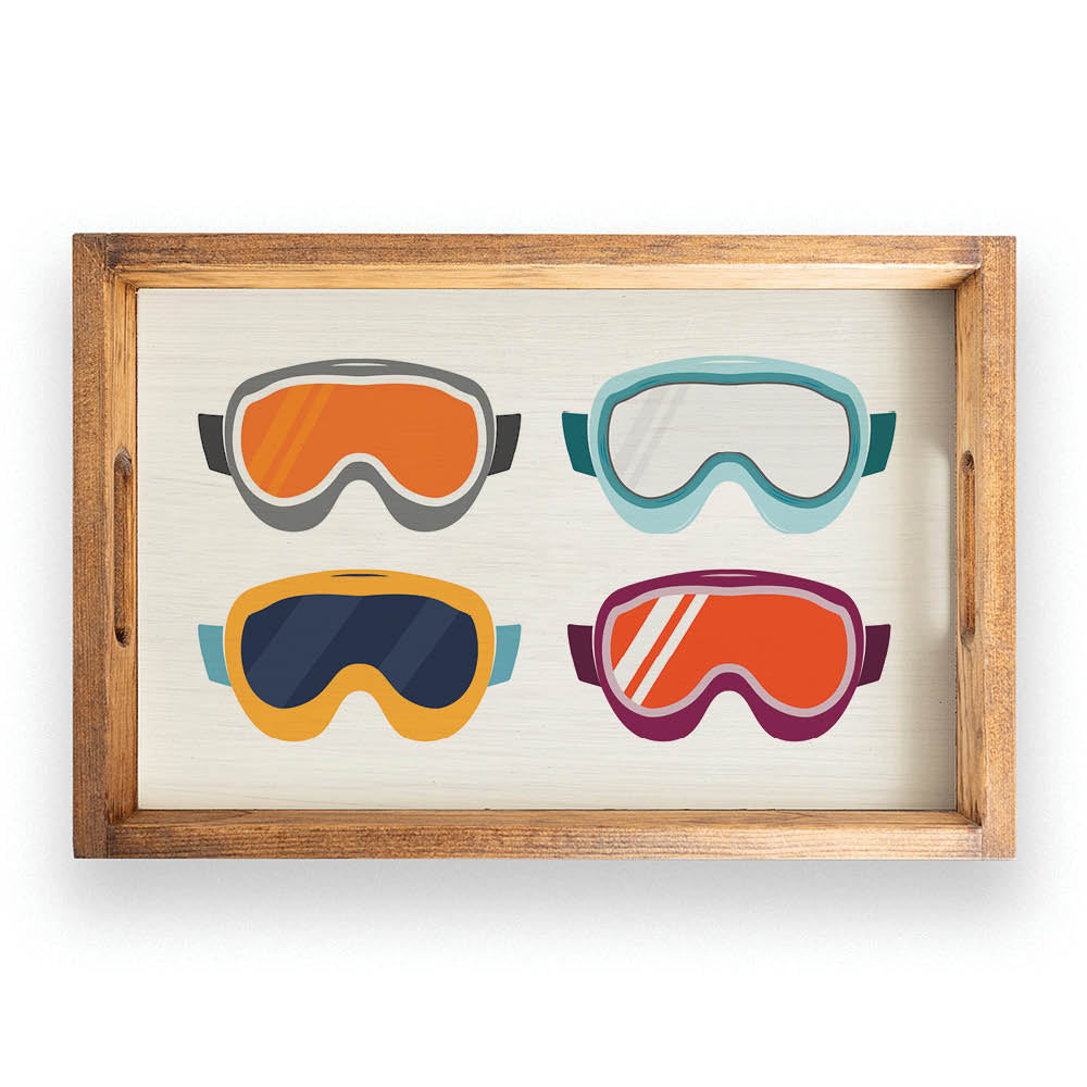 Ski Goggle Vibes Serving Tray